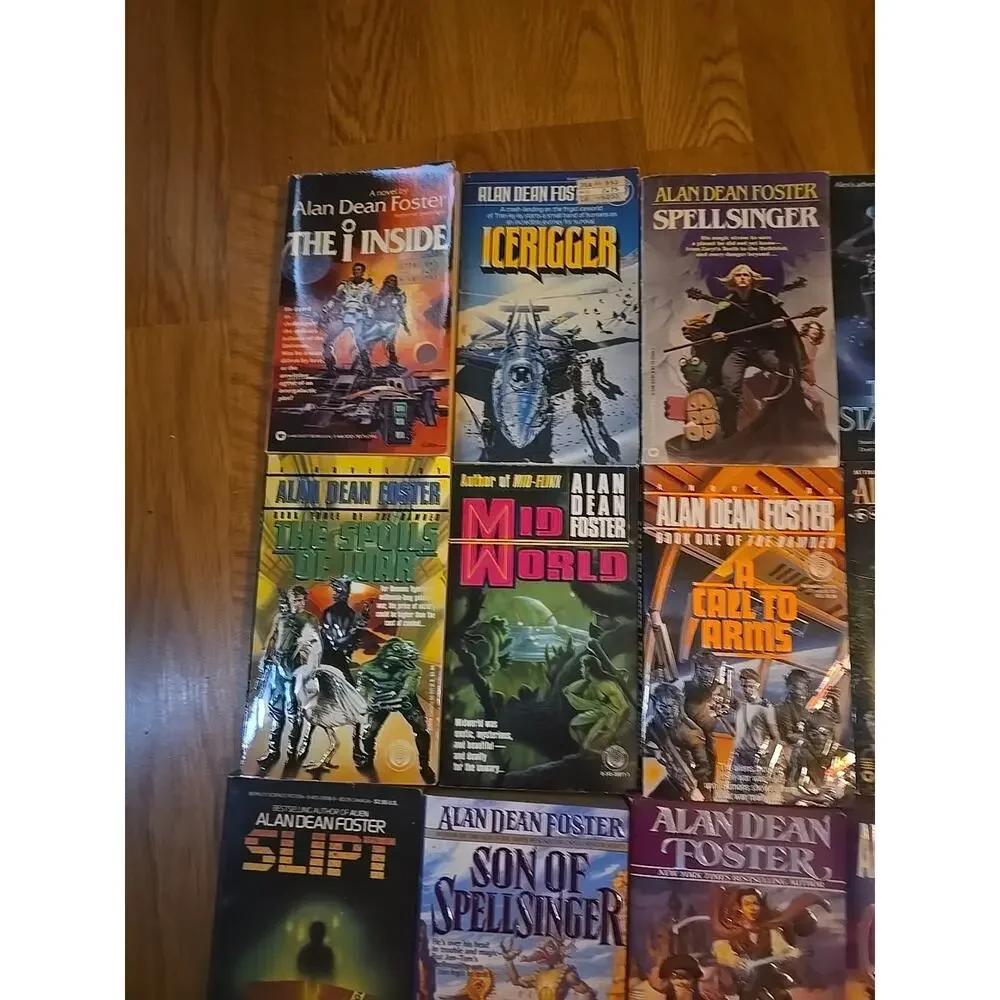 VTG Bulk Lot 44 Alan Dean Foster Thriller Horror Sci-Fi‎ Series Paperback Books